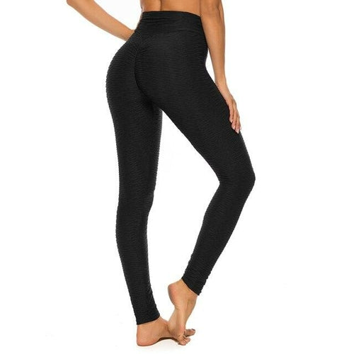 High waist yoga pants Hip-lifting fitness Gym pants net