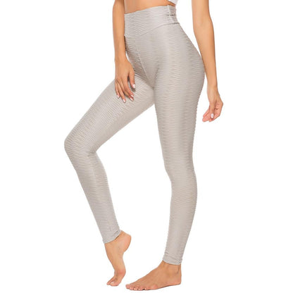 High waist yoga pants Hip-lifting fitness Gym pants net