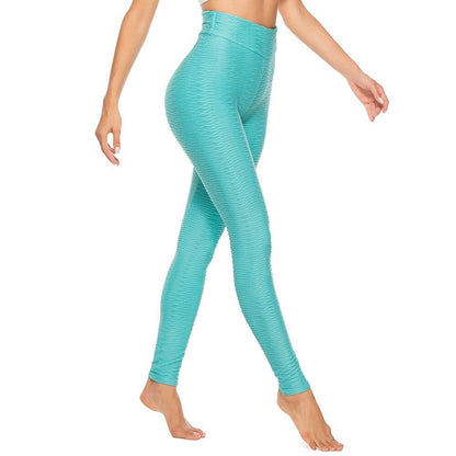 High waist yoga pants Hip-lifting fitness Gym pants net