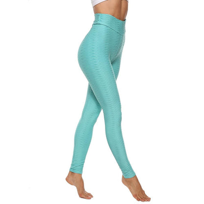 High waist yoga pants Hip-lifting fitness Gym pants net