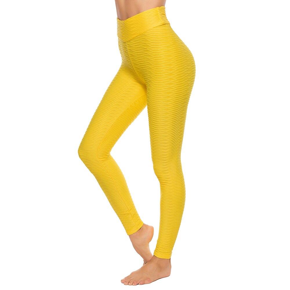 High waist yoga pants Hip-lifting fitness Gym pants net