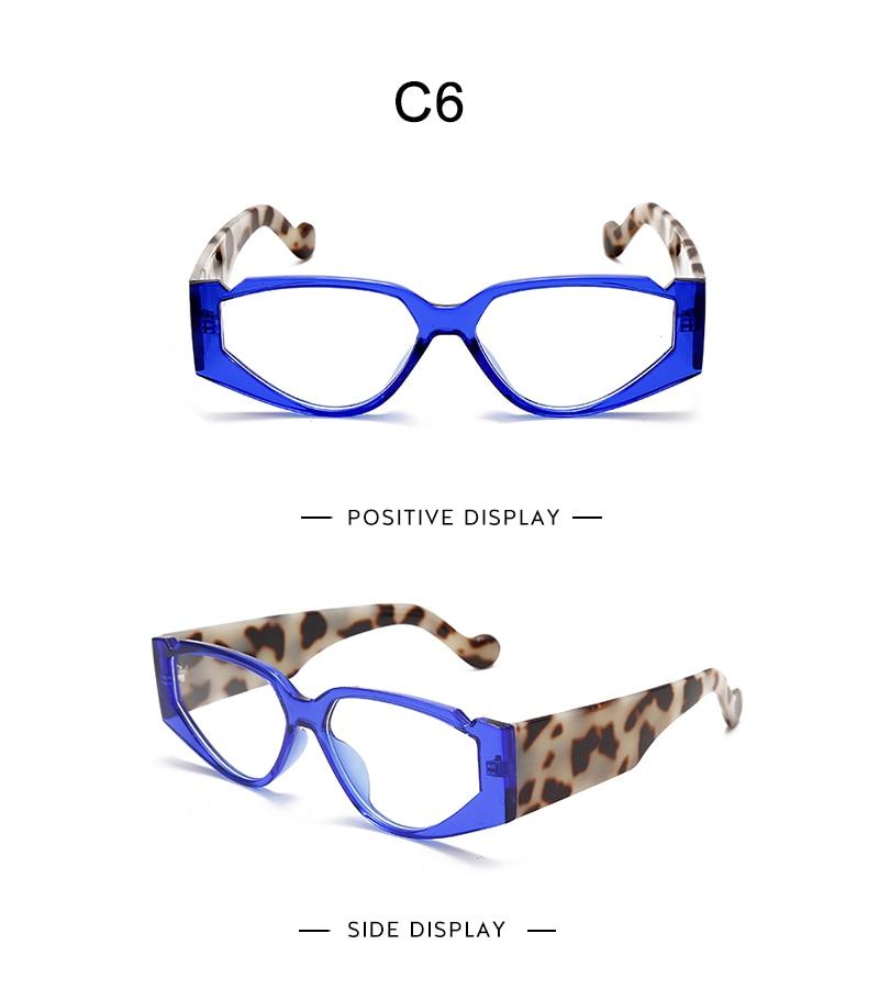 Presbyopia Reading Glasses Women Men Leopard Fashion Eyewear