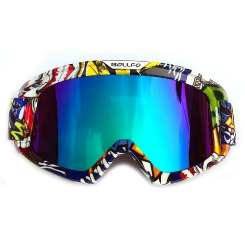 Men Ski Goggles Snow Glasses UV400 Snowmobile Snowboard Skiing