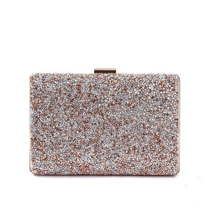 Rhinestones Small Day Clutch Metal Party  Wedding Bridal Evening Bags