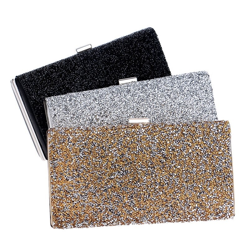 Rhinestones Small Day Clutch Metal Party  Wedding Bridal Evening Bags