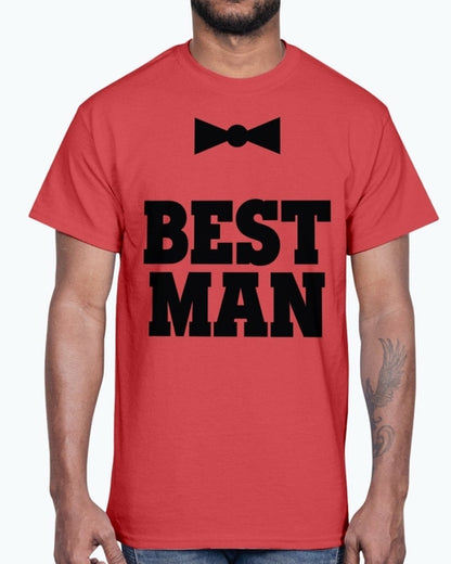 Best Man - Bridal and Wedding- Cotton Tee