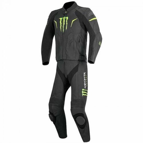 Alpinestar Monster Energy Warg motorfiets 2-delig leren racepak