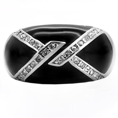 TK022 - High polished (no plating) Stainless Steel Ring with Top Grade