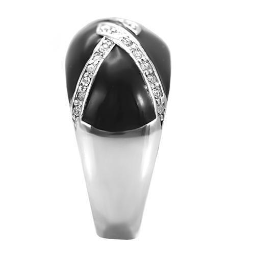 TK022 - High polished (no plating) Stainless Steel Ring with Top Grade