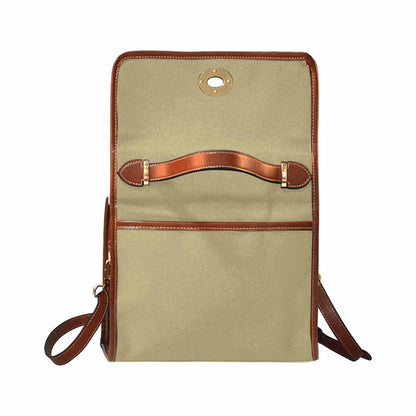 Canvas Bag  / Sand Dollar Brown   (brown Strap)