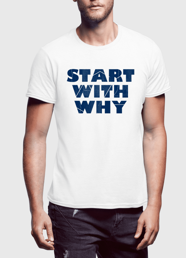 Begin met het Why-T-shirt met halve mouwen