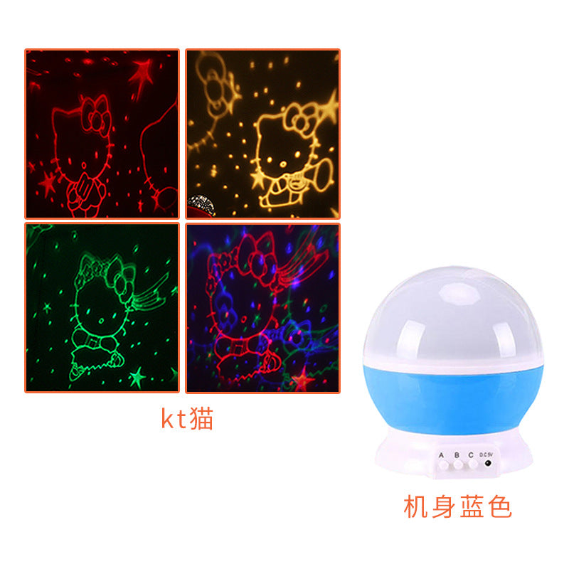 led starry sky lights fantasy rotating romantic starlight projection lamp usb starry gift Amazon explosion night light