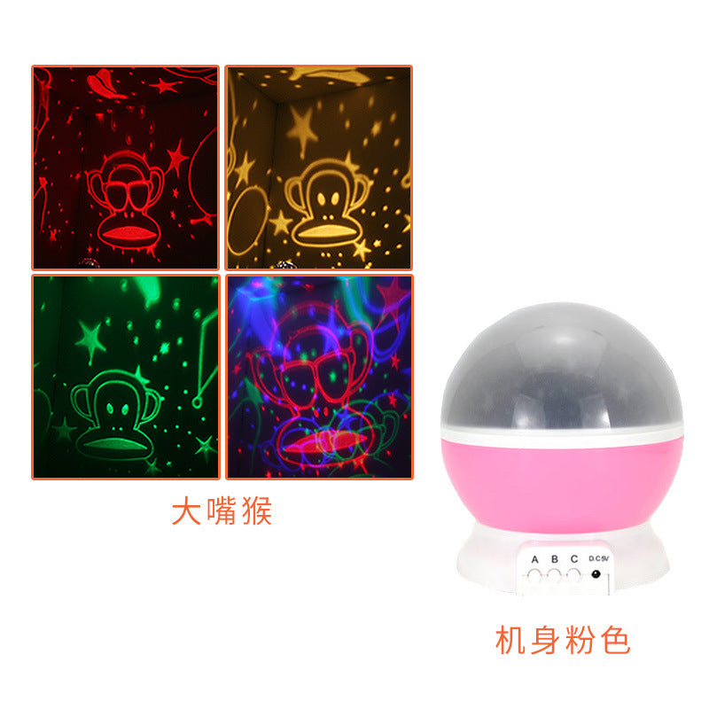 led starry sky lights fantasy rotating romantic starlight projection lamp usb starry gift Amazon explosion night light