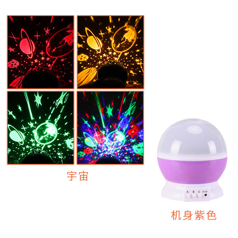 led starry sky lights fantasy rotating romantic starlight projection lamp usb starry gift Amazon explosion night light