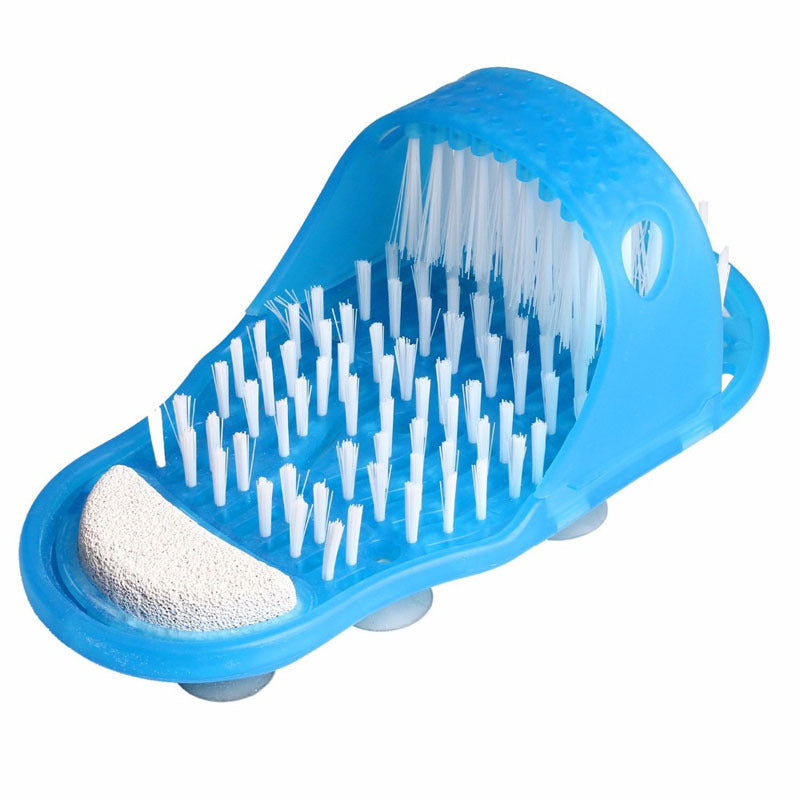 TV products easy feet bathroom massage slippers exfoliating easyfeet grinding skin with brush slippers